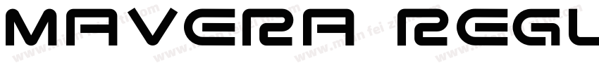 Mavera Regular字体转换